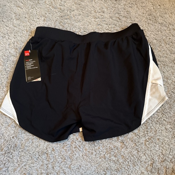 Under Armour Black and White Athletic Shorts - Picture 2 of 3